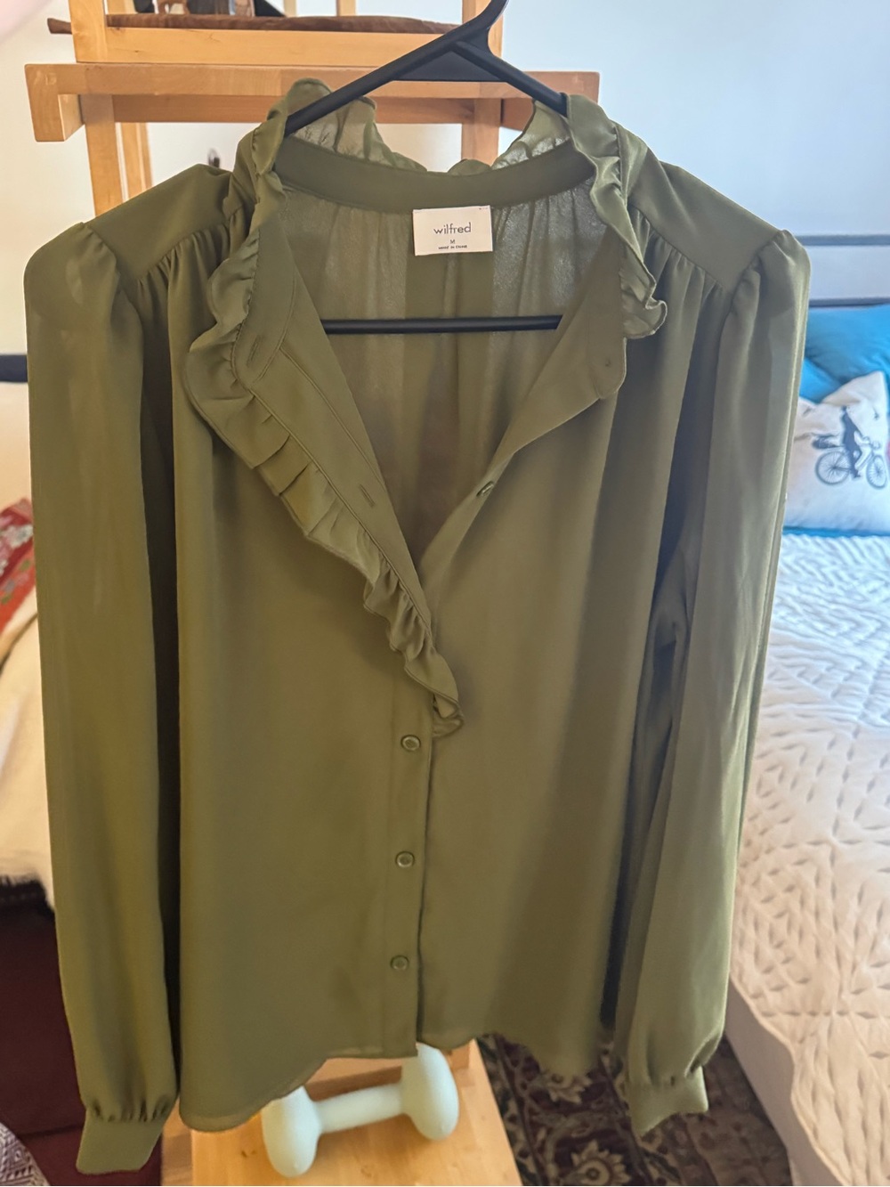 Aritzia's Wilfred "Valentina" blouse